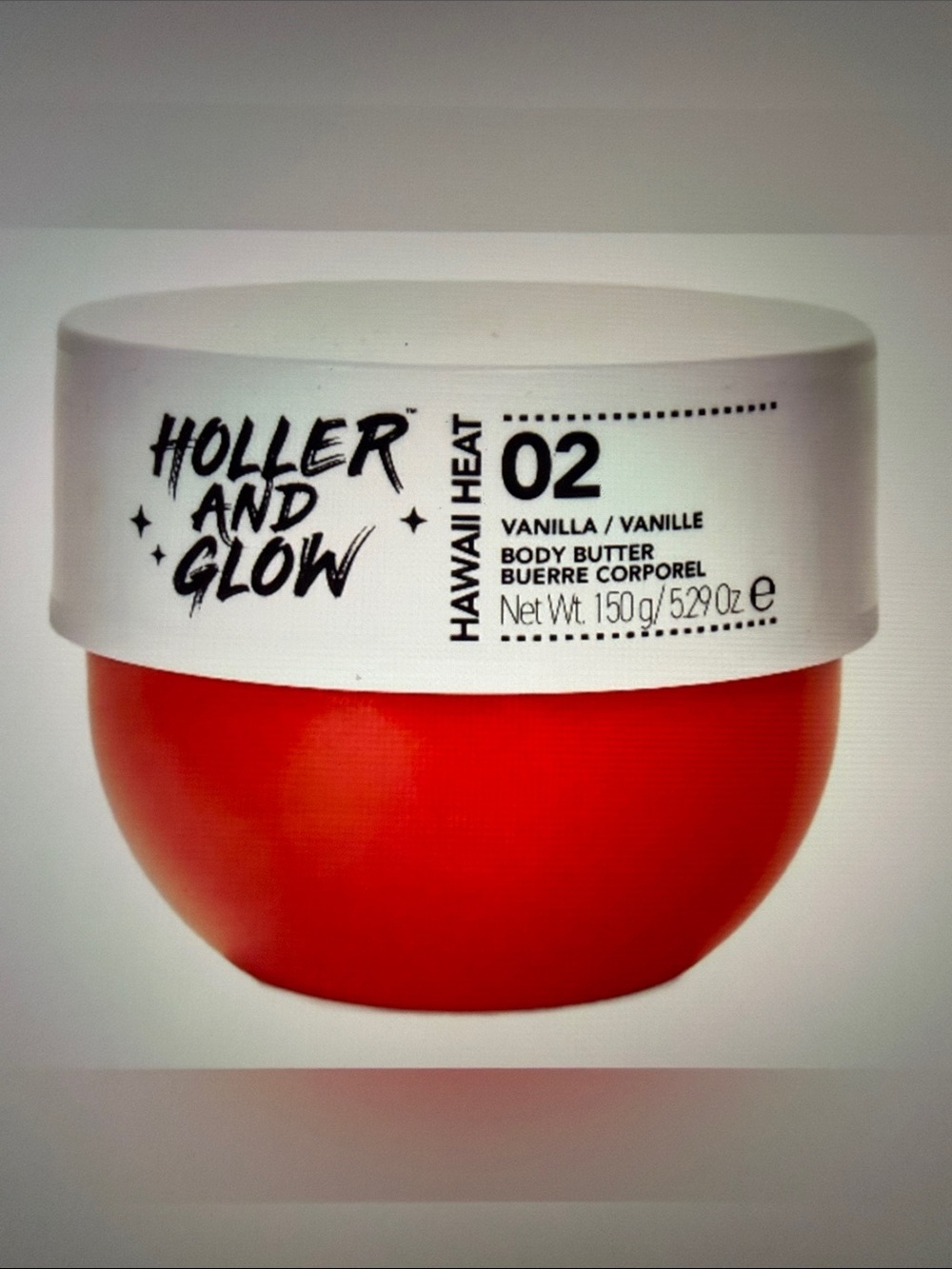 Holler and Glow Hawaii Heat 02   Body Butter - Red